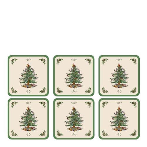 Pimpernel - Christmas Tree Glasunderlägg 6-pack