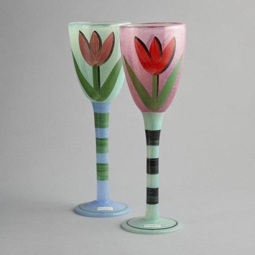 Kosta Boda - SÅLD Tulipa Pokaler 24,5 cm 2 st