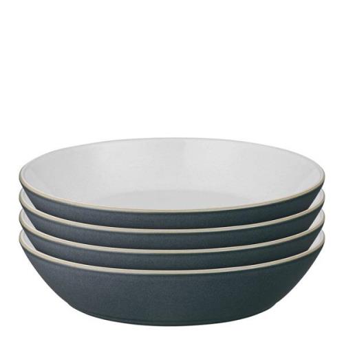 Denby - Impression Skål 22 cm 4-pack Charcoal Blue