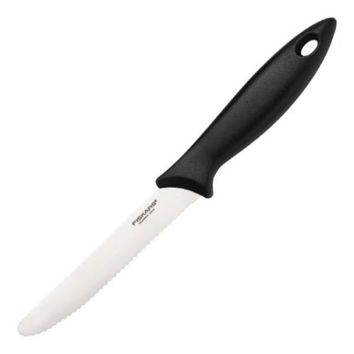 Fiskars - Essential Tomatkniv 12 cm Svart