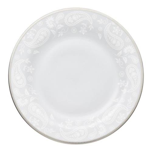 Royal Porcelain - Silver Paisley Fat Rund 32,5 cm Vit