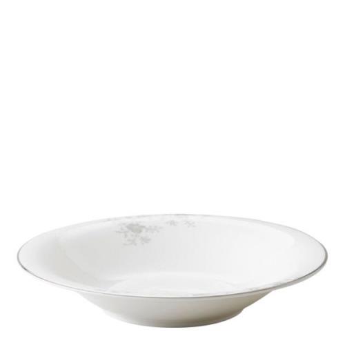Royal Porcelain - Angelina Platinum Djup tallrik 23,5 cm Vit