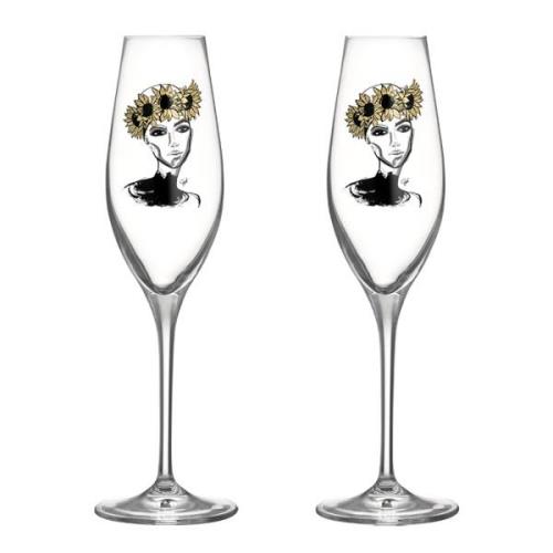 Kosta Boda - All About You Champagneglas 24 cl 2-pack Let´s celebrate ...