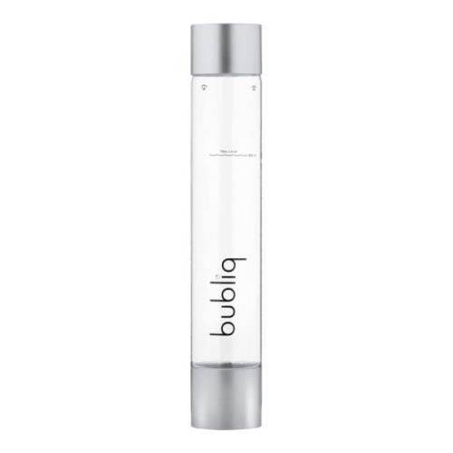 Bubliq - Flaska till Kolsyremaskin 0,8 L Silvergrå