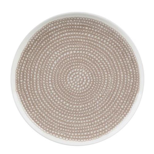 Marimekko - Siirtolapuutarha Tallrik 25 cm Vit/Beige