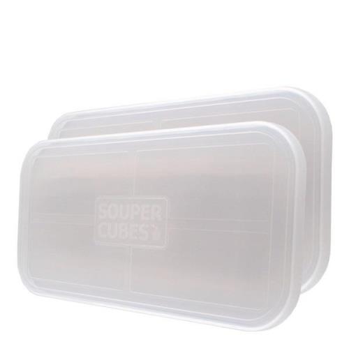 Souper Cubes - Lock Souper Cubes 2-pack Klar