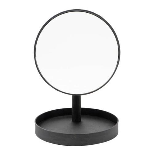 Wirew - Magnify Mirror Bordsspegel med bricka 25 cm Mörk Ek