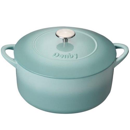 Denby - Pavilion gjutjärnsgryta 26 cm blå