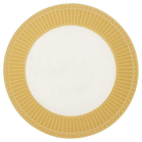 GreenGate - Everyday Alice tallrik 23 cm honey mustard