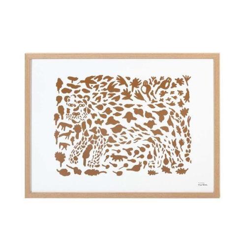 iittala - Oiva Toikka Poster 50x70 cm cheetah Brun