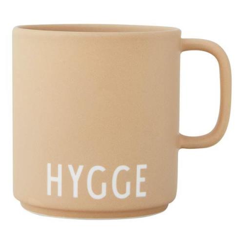 Design Letters - Favourite Mugg med öra Hygge 25 cl Beige