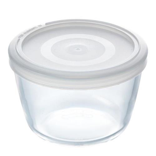 Pyrex - Cook & Freeze Glasskål med Lock 0,6 L Klar