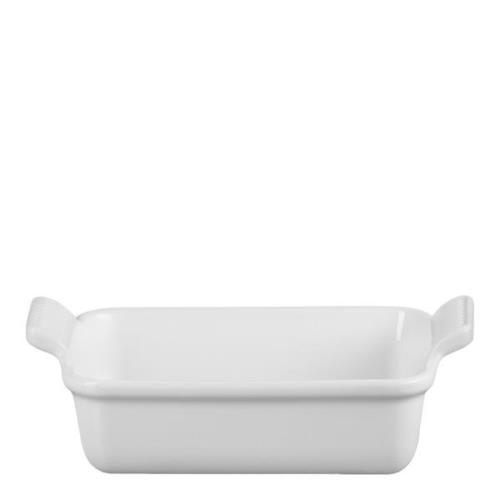 Le Creuset - Heritage ugnsform rektangulär 19 cm white