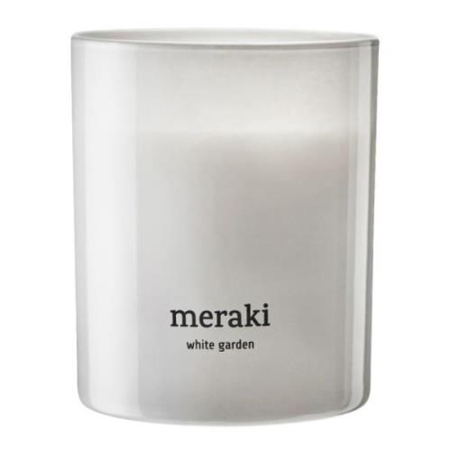 Meraki - Doftljus white garden 9,5x8 cm vit