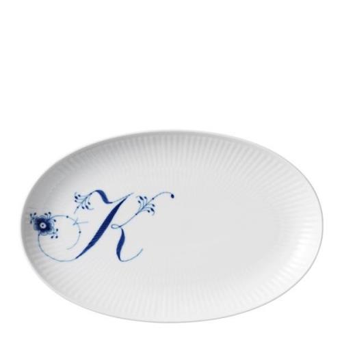 Royal Copenhagen - Alphabet Collection tallrik oval K 23 cm