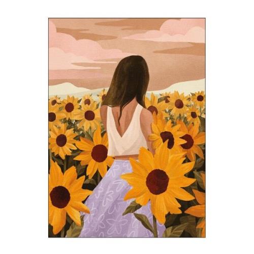 Poster & Frame - Goed Blauw poster 30x40 cm sunflower evenings