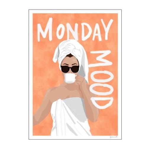 Poster & Frame - ByKammille poster 50x70 cm monday mood