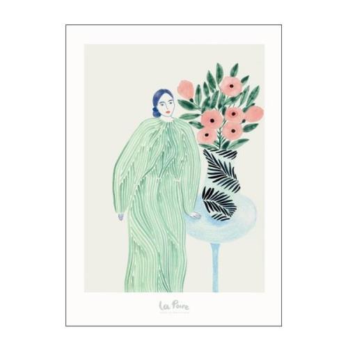 Poster & Frame - La Poire poster 50x70 cm poppy pause