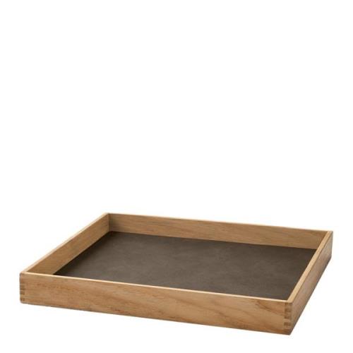 LIND DNA - Even teak bricka 29,4x29,4 cm nupo kaviar