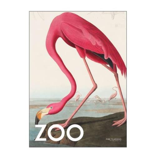 Poster & Frame - A.P. Atelier poster 30x40 cm the zoo collection  pink...