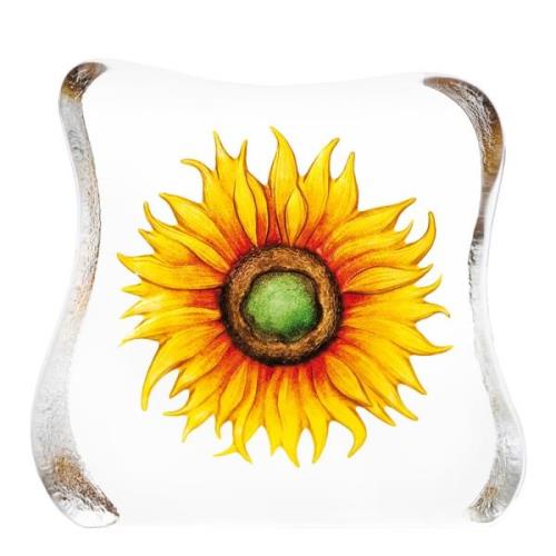 Målerås - Floral Fantasy Solros Skulptur 14,5 cm Gul