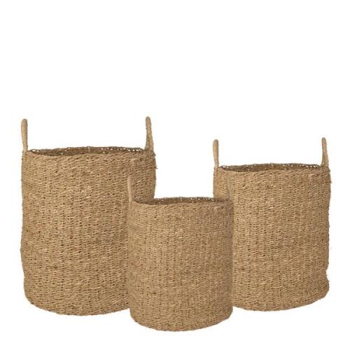 GUS Design - Korg sjögräs 3-pack 37+32+28 cm