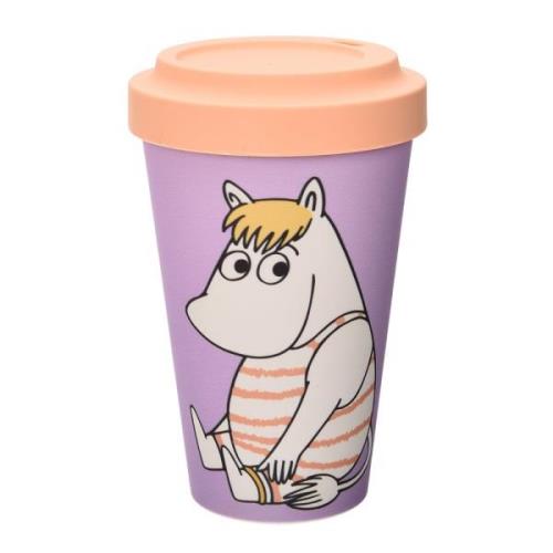 Nordicbuddies - Mumin take away mugg 45 cl Snorkfröken i randig baddrä...