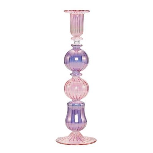 Moonlight Copenhagen - Illume ljusstake 25 cm rosa/lila