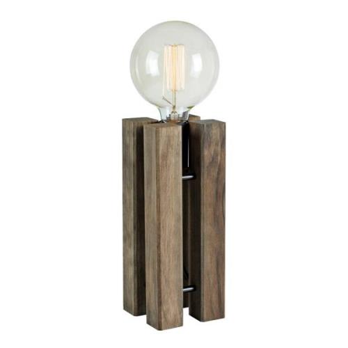 Markslöjd - Lodge bordslampa 28 cm brunbetsad