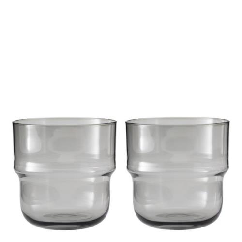 Design House Stockholm - Unda Glas 2-pack Grå