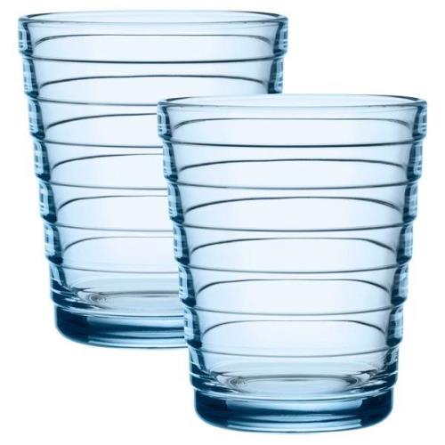 iittala - Aino Aalto Glas 22 cl 2-pack Aqua