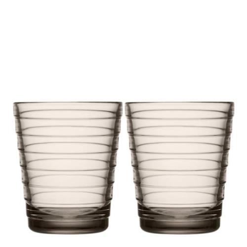 iittala - Aino Aalto Glas 22 cl 2-pack Linne