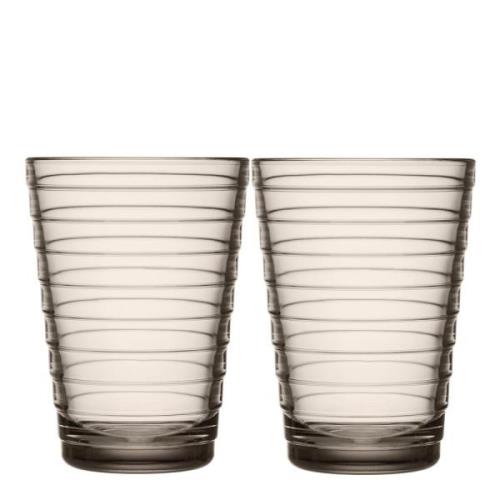 iittala - Aino Aalto Glas 33 cl 2-pack Linne