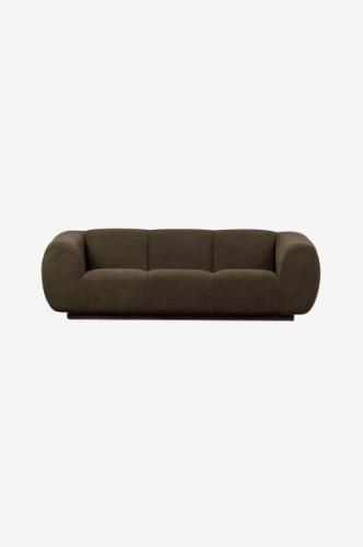 BePureHome - Soffa 3-sits Woolly - Brun - 3-sits soffor - Från Homeroo...