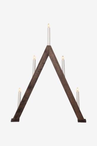 Star Trading - Ljusstake Albo höjd 66 cm - Brun - Adventsljusstakar - ...