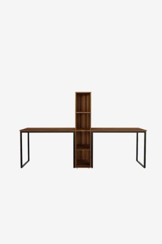 Hanah Home - Skrivbord Large Double L194 - Brun - Skrivbord - Från Hom...