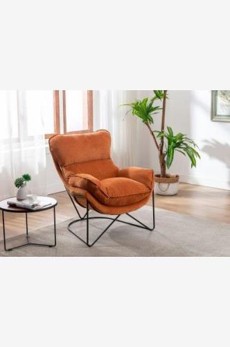 Nordic Furniture Group - Fåtölj Bray - Orange - Fåtöljer - Från Homero...