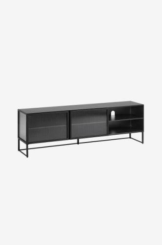 Kave Home - Tv-bänk Trixie 180 x 58 cm - Svart - TV-bänkar & mediabänk...