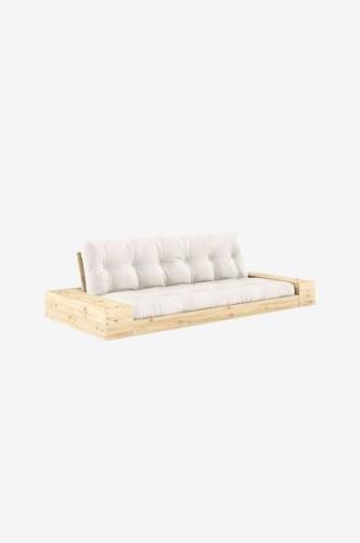 Karup Design - Base Bäddsoffa m. 2 sidolådor Tre sittplatser - Vit - B...