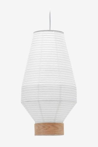 Kave Home - Lampskärm Hila Ø 30 cm - Vit - Takpendlar - Från Homeroom