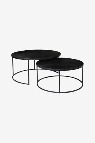 Nordic Furniture Group - Soffbord Natalie, set om 2 - Svart - Soffbord...