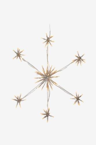 Star Trading - Siluett Flower Snowflake 50cm - Vit - Dekorativ julbely...