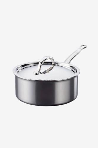 Hestan - Kastrull med lock NanoBond Ø 20 cm, 2,8 liter - Krom - Grytor...