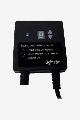 LightsOn - Ljussensor/timer max 150W IP44 - Svart - Tillbehör - Från H...