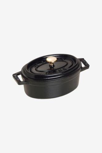 Staub - Gryta La Cocotte oval 11 cm, 0,25 l - Svart - Grytor & kastrul...