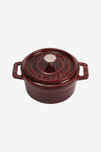 Staub - Gryta La Cocotte rund 10 cm, 0,25 L - Röd - Grytor & kastrulle...