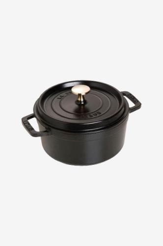 Staub - Gryta La Cocotte rund 18 cm, 1,7 l - Svart - Grytor & kastrull...