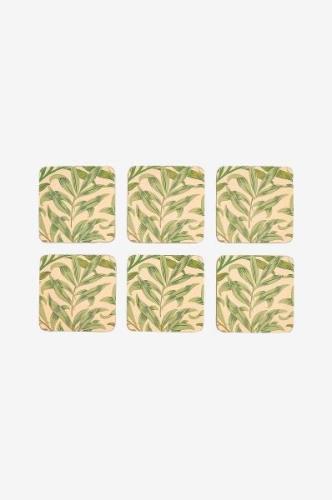 Pimpernel - Glasunderlägg Morris & Co Willow Bough Green 6-pack - Fler...