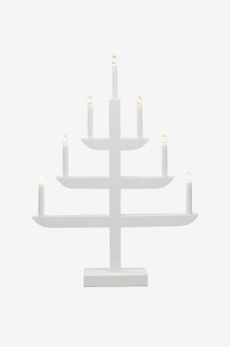 Konstsmide - Ljusstake, 7 glödlampor 65cm - Vit - Adventsljusstakar - ...