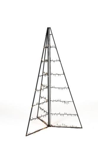 Konstsmide - Dekoration metall pyramid LED 150cm - Svart - Dekorativ j...